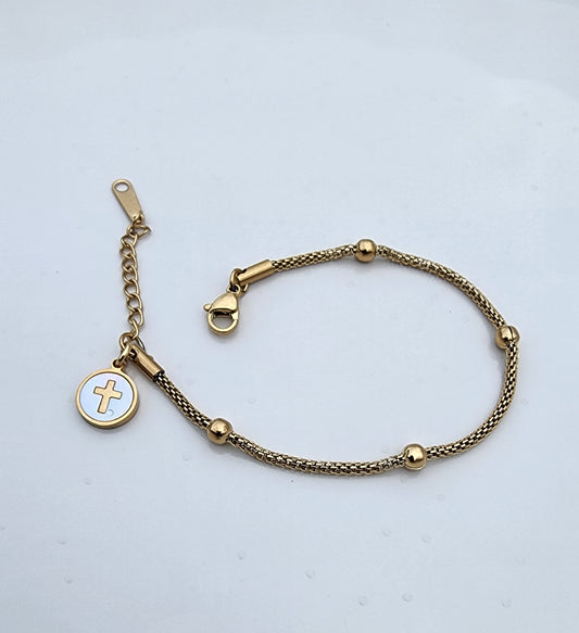 White Cruz Brazalete